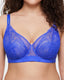 Plus Size Lace Mesh Full-Coverage Underwire Bra