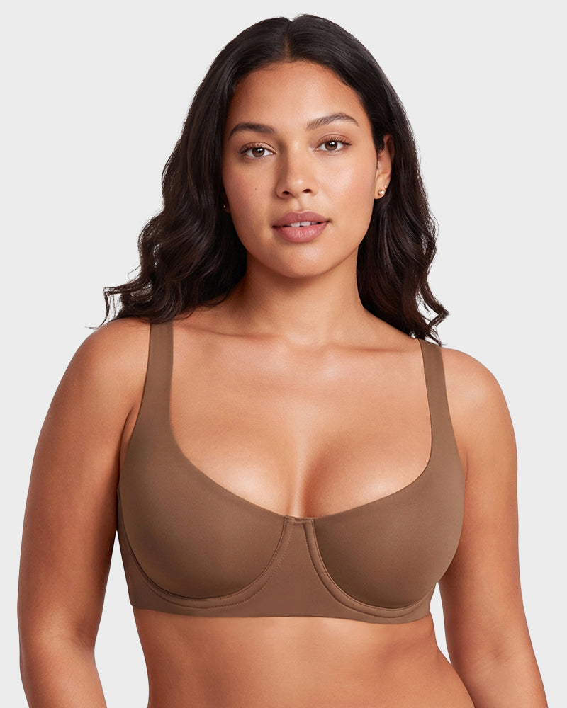 Bare-Edge™ Unlined Demi Bra with Jelly Gel Main image
