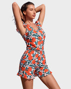 Built-in Bra Swim Romper