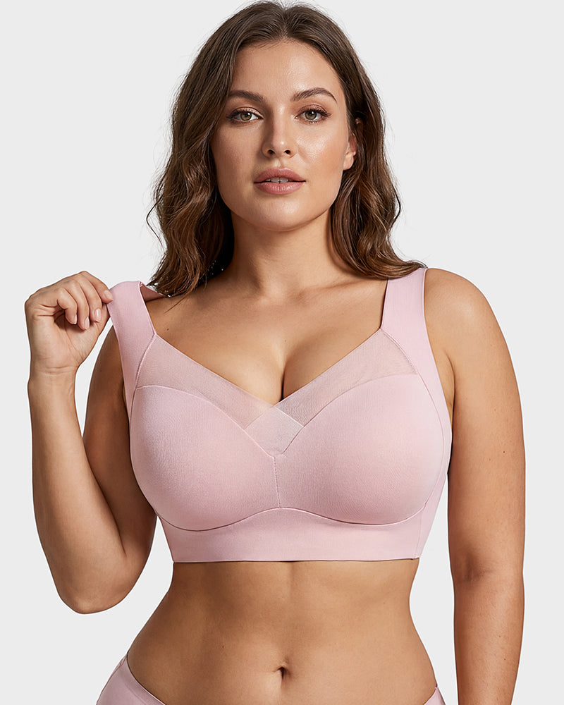 Comfortable Smoothing Mesh Bra Main image
