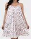 Ditsy Floral Lace-Trimmed Cami Sleep Dress