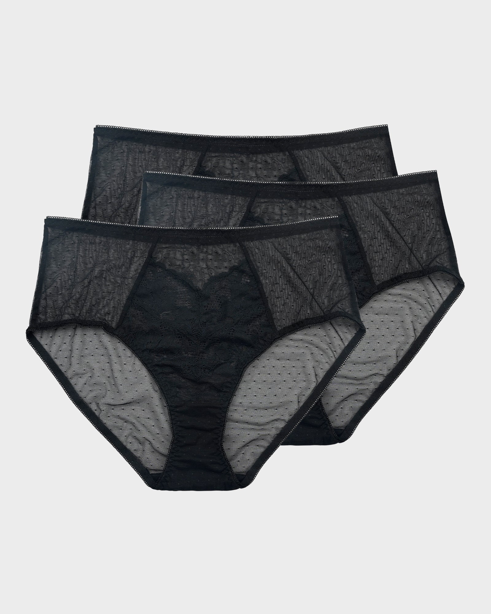 Enchant Floral Lace Brief Underwear (3 Pack) Main image