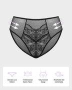 Enchant Floral Lace Brief Underwear (3 Pack)