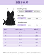 Flirty Sheer Lace Side Slit Babydoll Set