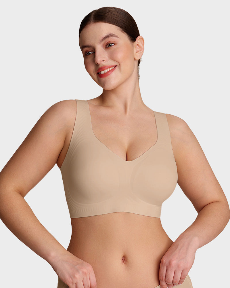 Lifting Wire-Free Antibacterial Jelly Bra Main image