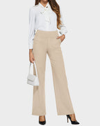 Loose High-Waist Business Wide-Leg Yoga Pants