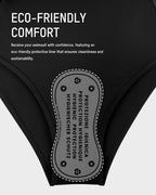 Metallic Accent Mesh Panel One-Piece Swimsuit