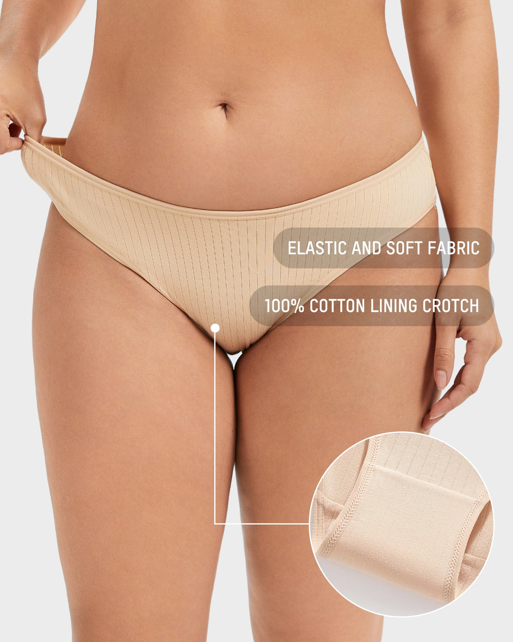 Everyday Comfort Low-Waist Cotton Briefs (4 Pack)