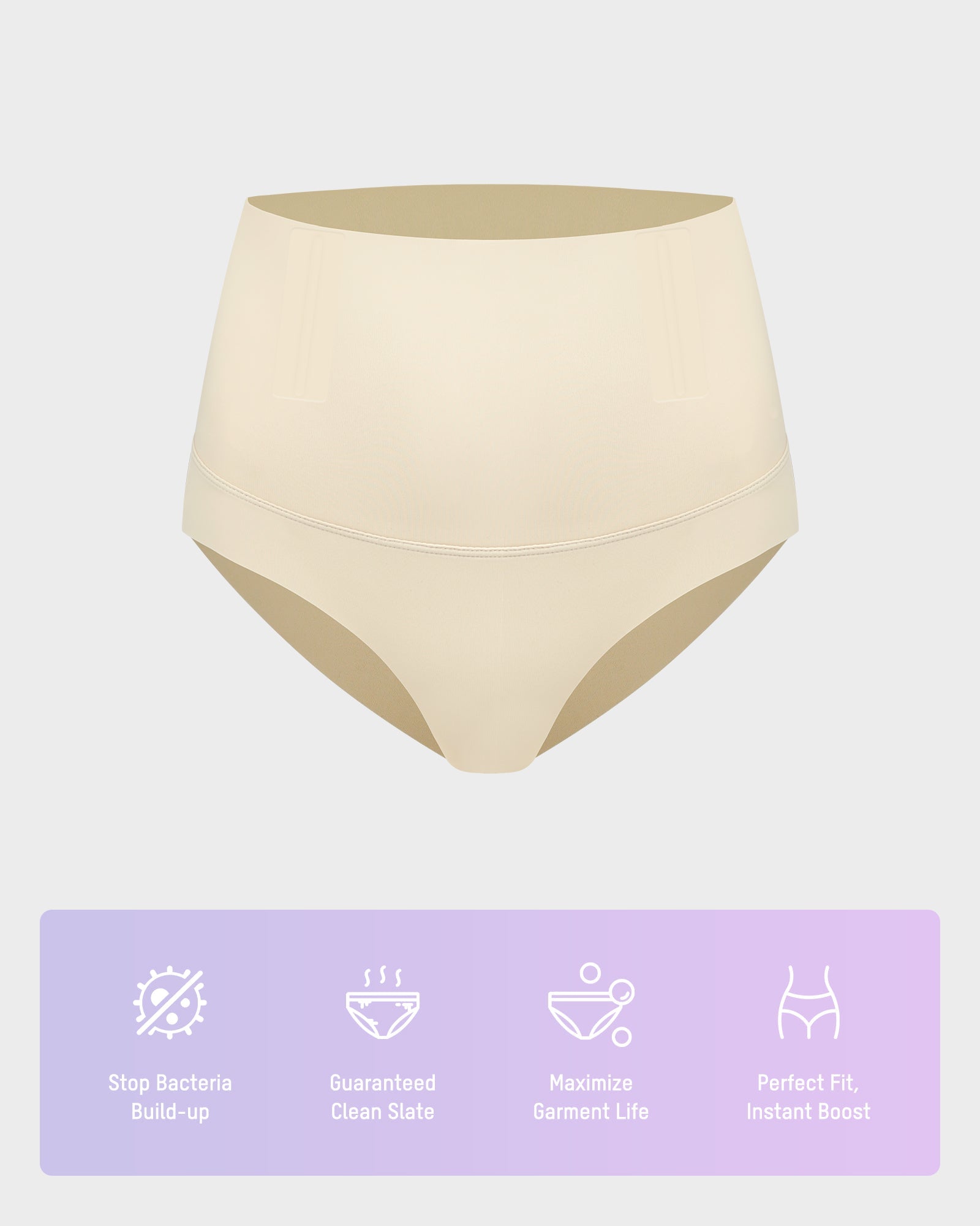 High Waist Seamless Tummy Control Panties (5 Pack)