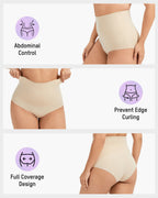 High Waist Seamless Tummy Control Panties (5 Pack)