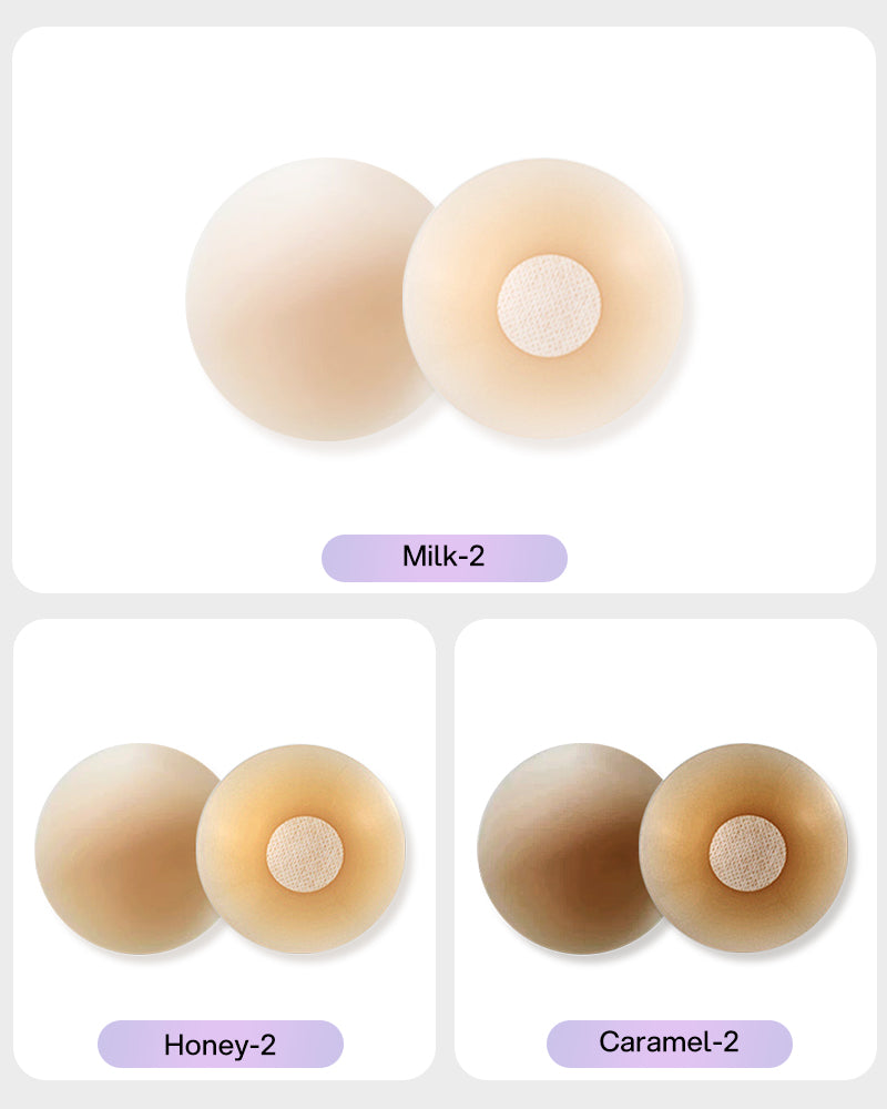 Seamless Non-Adhesive Nip Covers(2 Pairs) Secondary image