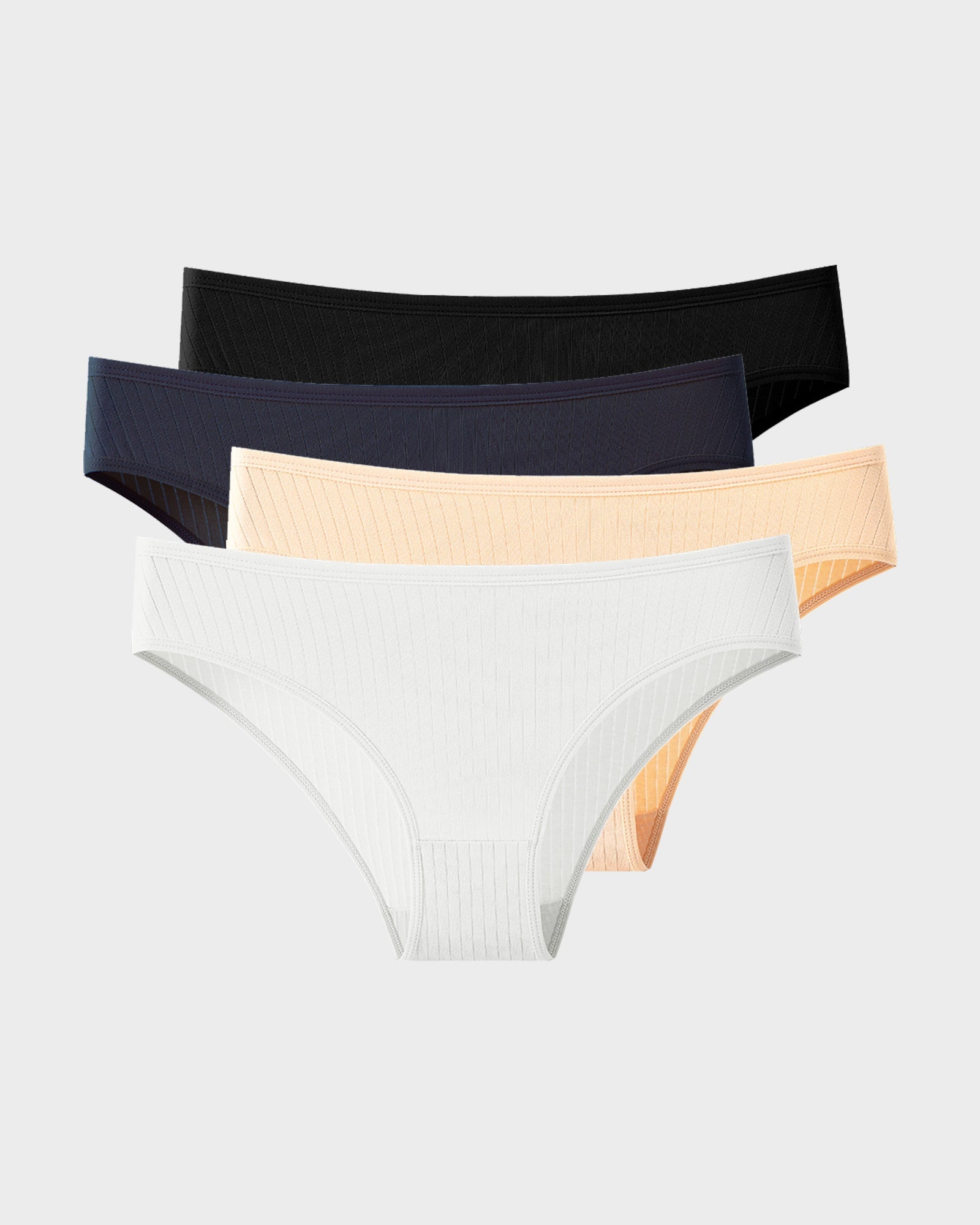 Soft & Breathable Low-Waist Cotton Briefs (4 Pack) Main image