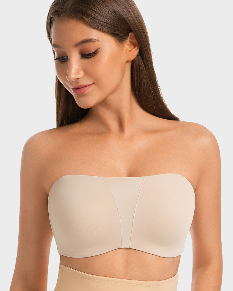 Strapless Anti-Slip Full Coverage Bandeau Bra Main image