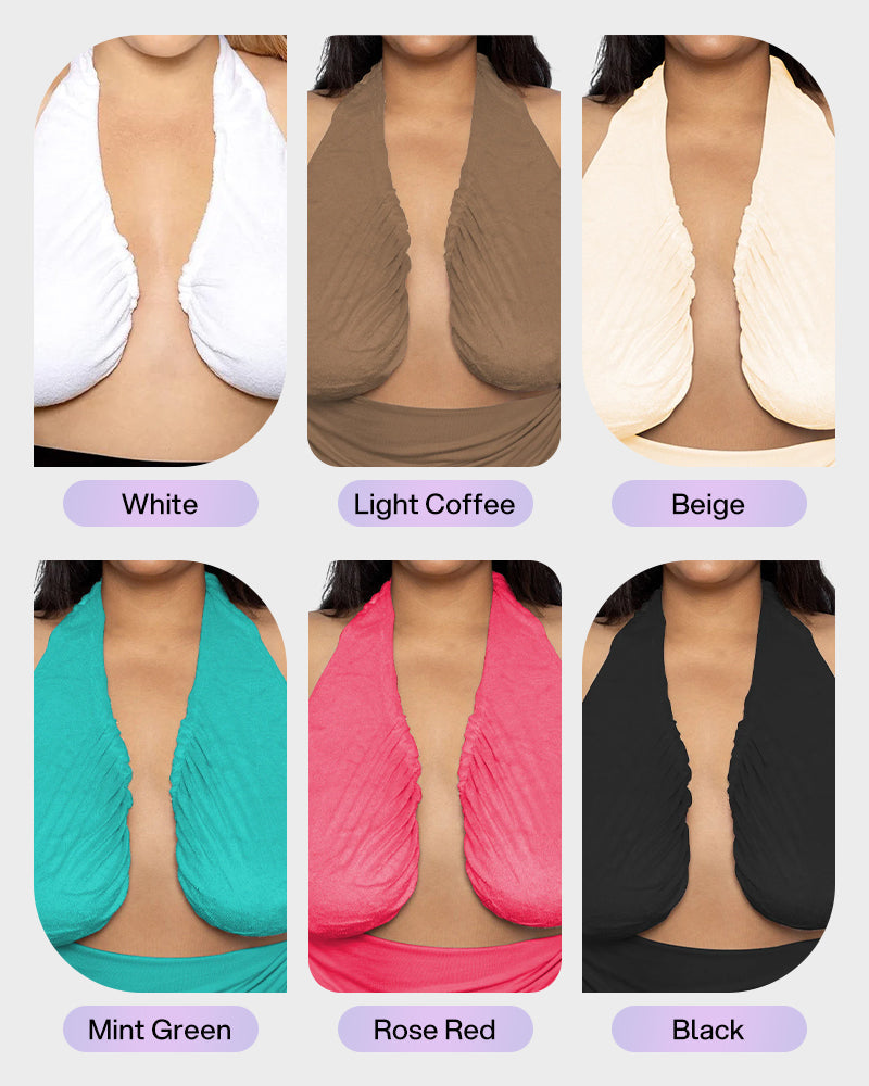 Towel Bra - Basic Cotton Lounge Bra Secondary image