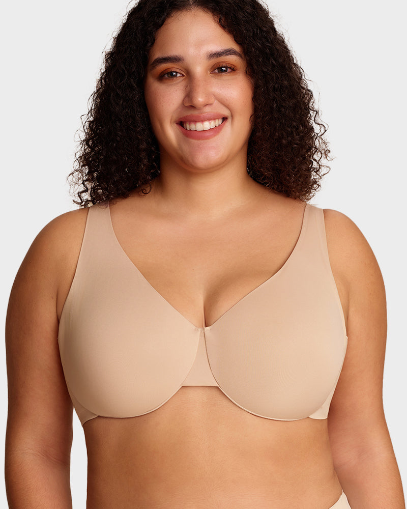 Underwire Adjustable Deep V-neck Bra Main image