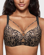 Underwire Round-Shaping Push Up Minimizer Sexy Bra