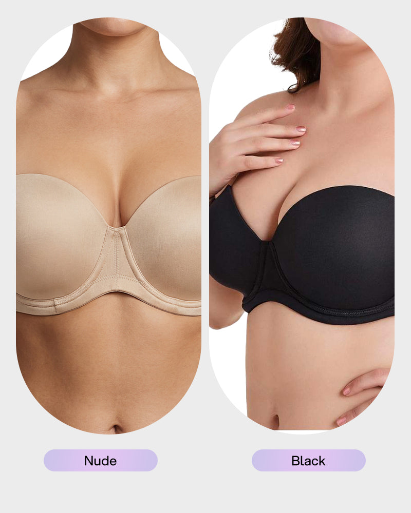 Versatile Underwire Bandeau Bra With Removable Straps Secondary image