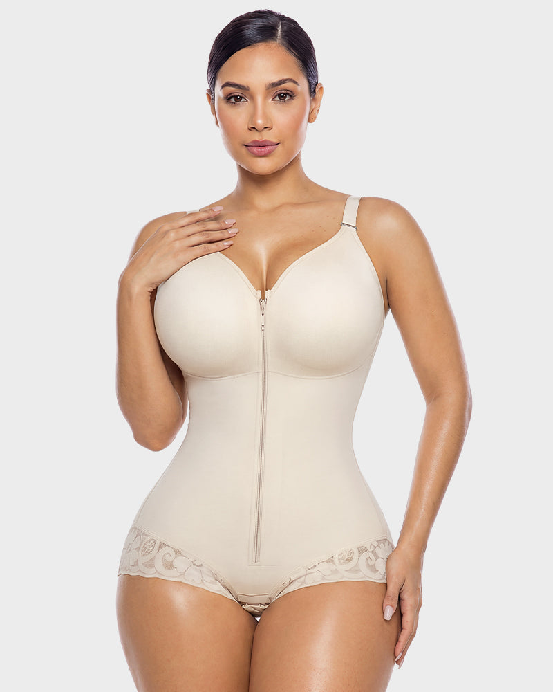Zip Up Sculpting Bodysuit Main image
